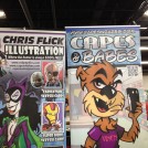 Capes n Babes Illustrator Chris Flick at The Great Allentown Comic Con