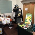 Mandalorian Merc of the Mandalorian Mercs at the Mandalorian Booth at The Great Allentown Comic Con