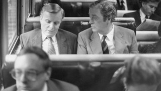 Graham Marshall and George Brewster on the Train