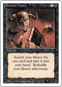 Demonic Tutor - THE Best Tutor Revised Edition