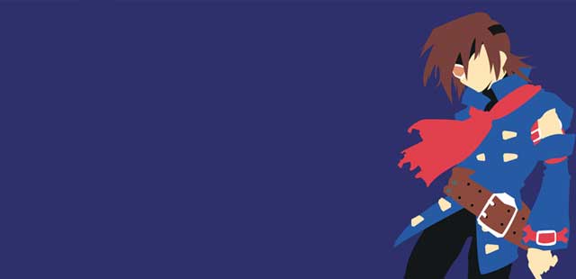 Small Oddities Minimalist Vyse Skies of Arcadia Wallpaper