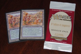 Magic the Gathering Fallen Empires Booster and Soldevi Excavation Singles