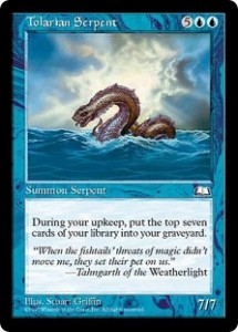 Tolarian Serpent from Weatherlight