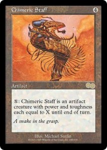 Chimeric Staff from Urza's Saga