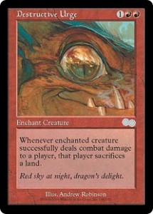 Destructive Urge from Urza's Saga