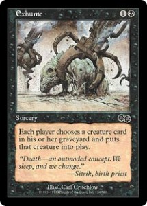 Exhume from Urza's Saga