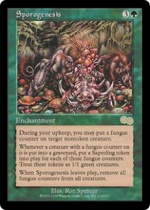 Sporogensis returned Saproling Tokens to Magic in Urza's Saga