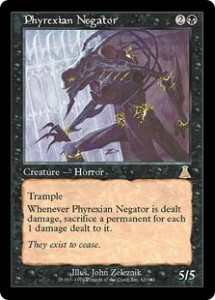 Phyrexian Negator from Urza's Destiny