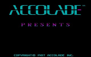 Accolade Logo screen from Test Drive