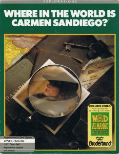 Original 1985 Where in the World is Carmen Sandiego? Box Art