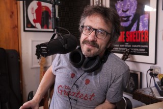 Marc Maron in his Garage Studio