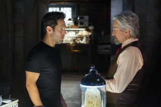 Michael Douglas and Paul Rudd in Ant-Man