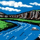 A River Crossing on The Oregon Trail