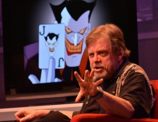 Mark Hamill with voice Joker