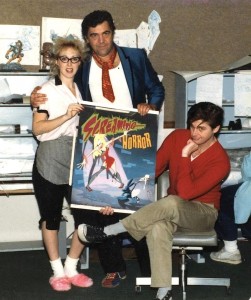 Part of the team: Lynne Naylor, Ralph Bakshi, and John Kricfalusi 