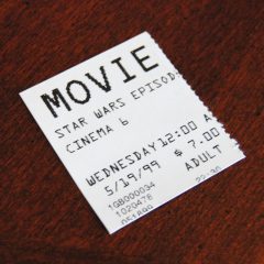 Star Wars Episode One Movie Stub