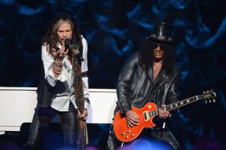 Steven Tyler and Slash