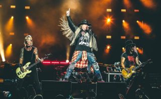 Duff, Axl, and Slash together again