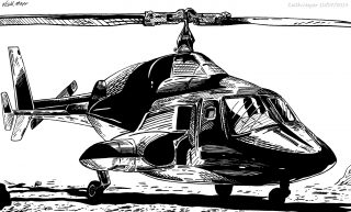 Airwolf (Ink) by Keith Meyer Art