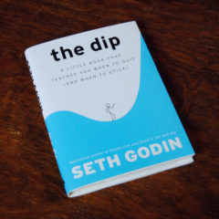 The Dip: A Little Book That Teaches You When to Quit (and When to Stick) by Seth Godin