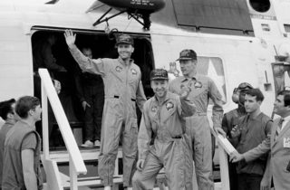 Apollo 13 after Splashdown 